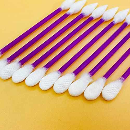 900pcs CGR Precision Cotton Swabs with Pointed and Flattened Tip Cosmetic Makeup Applicator(3x300pcs in bags)