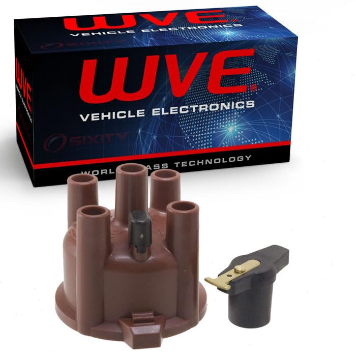 Wells WVE Distributor Cap & Rotor Kit compatible with Suzuki Samurai Sidekick SJ410 1.0L 1.3L 1.6L L3 L4 1982-1990