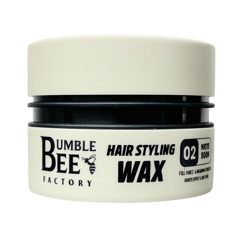BUMBLE BEE Hair Styling Wax, 4 Styles, Firm Hold, Natural Finish (150 ml, 02 White (Matte))