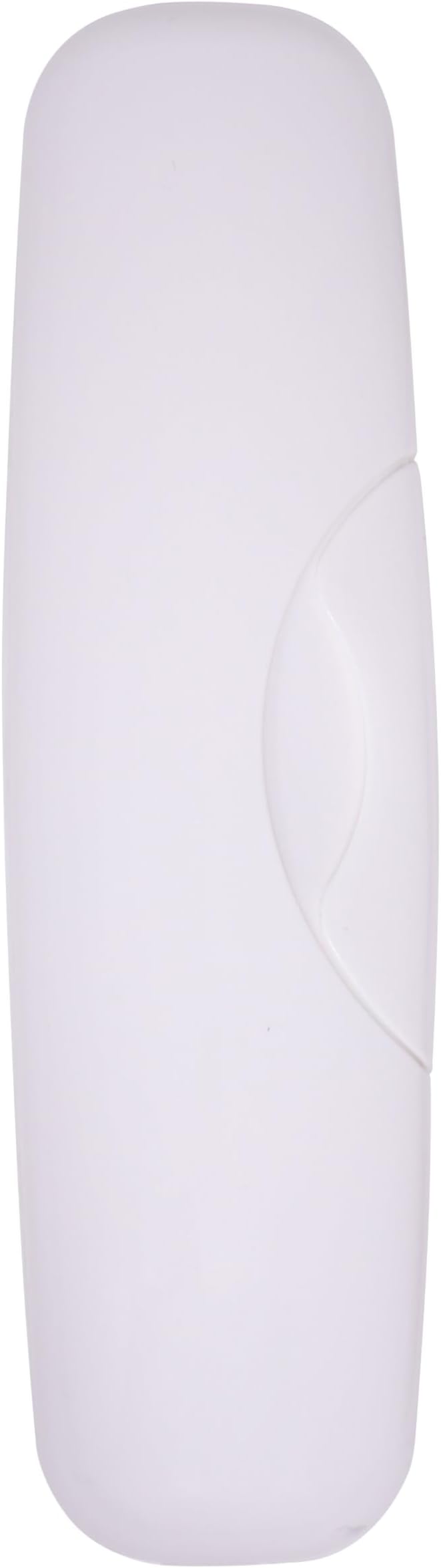 RADIUS Toothbrush Original Big Brush, BPA Free ADA Accepted - Right Hand - White Brush with White Case