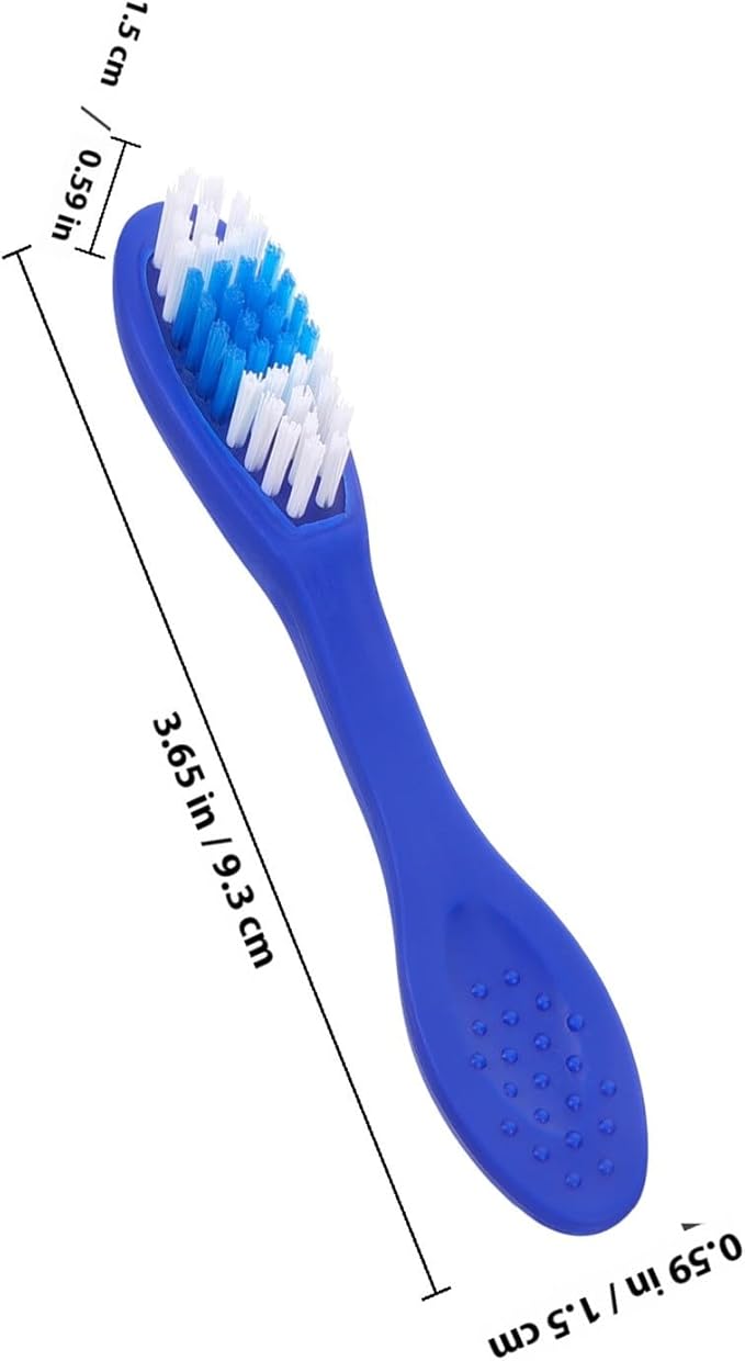 10Pcs Prison Toothbrush with Large Ergonomic Handle Plastic and Nylon Mini Toothbrushes for Oral Cleaning and Comfort Grip Soft Bristles for Detainee Use and Hygiene Maintenance