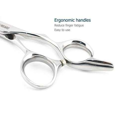 Hair Scissors Set 5.75 Inch Hair Cutting Shears 6 InchThinning Shears for Men Hair Thinning Scissors 440C Kinsaro