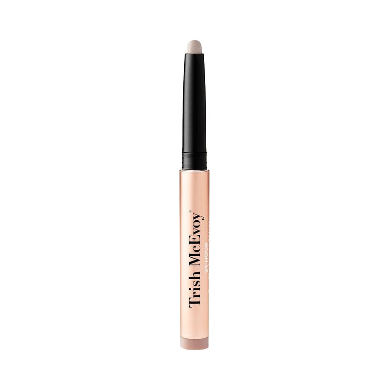Trish McEvoy 24-Hour Eyeshadow Stick & Liner in Shade White Peach, Long-Wearing Crease-Proof Cream Eyeshadow, Pigment-Rich Smudge-Proof Formula, 0.058 oz / 1.64 G