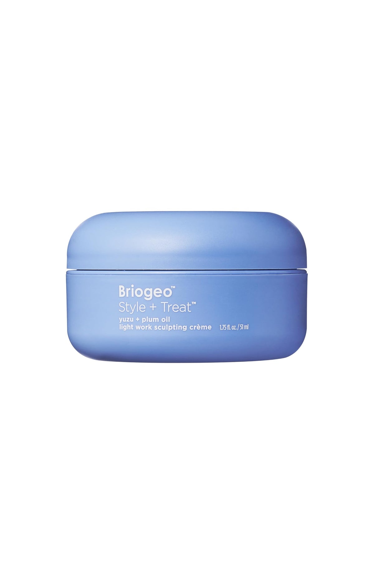 Briogeo Style + Treat Yuzu + Plum Oil Light Work Sculpting Crème | Flexible Hold Hair Pomade | Non‑Greasy | Vegan & Cruelty-Free | 1.75 oz