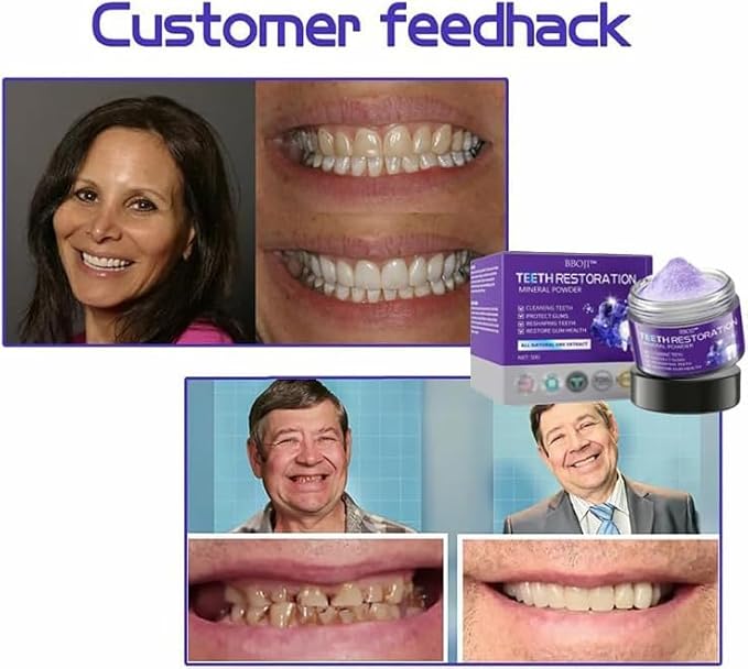 Teeth Restoration Mineral Powder, Mineral Tooth Powder,Professional Oral Care,Protect Teeth and Gums and Solve Oral Problems (2)