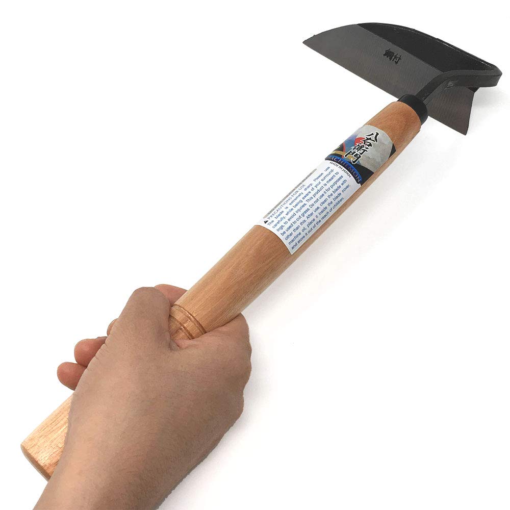 HACHIEMON Japanese Weeding Tool Very Sharp Edge Nejiri Gama - Made in Japan