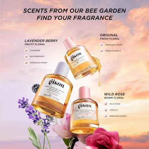 Gisou Honey Infused Hair Perfume Mini ? Long-Lasting Hair Fragrance with Mirsalehi Honey & Argan Oil, Wild Rose, 0.5 Fl Oz