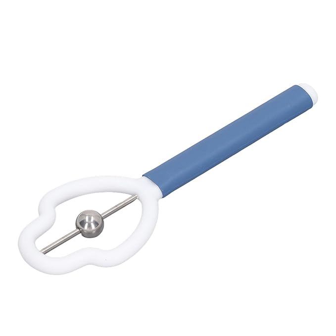 ANGGREK Oral Muscle Training Tool, Safe Tongue Tip Exercise Tool Gourd Shaped Portable Ergonomic for Dysarthria for Children (Blue White)