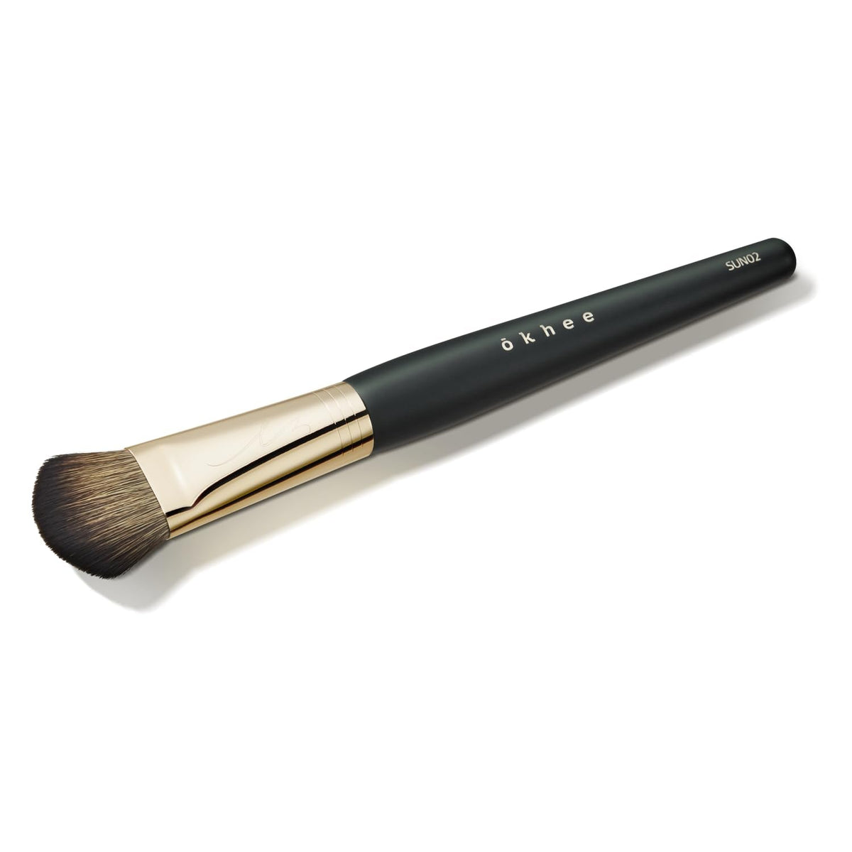 SOO ADOR okhee Contour Brush SUN02 – Angled Contouring Brush for Precise & Defined Application | Designed by K-Pop Makeup Artist Seo Ok