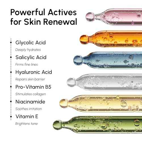 MAREE Glycolic Acid Pads - Toner Pads for Face Cleansing - Exfoliating Pad with Tea Tree Oil, Salicylic Acid & Vitamins E, B3, B5 - Acne Clearing, Skin Pore Resurfacing & Radiance Device - 50 Count