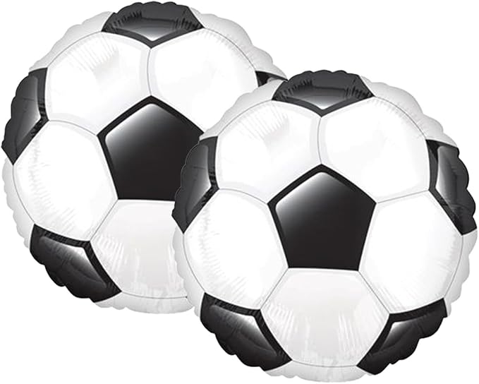 Artisan Owl Set of 2 Soccer Ball 28" Foil Party Balloons