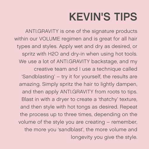 KEVIN.MURPHY ANTI.GRAVITY - Volumising & Texturising Lotion - For All Hair Types - Hair Volume & Shine - Hair Texture & Shine - Less Flyaways - Sulphate & Paraben Free Hair Care - 150 mL / 5.1 fl oz
