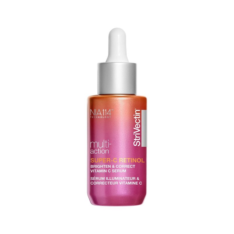 StriVectin Super-C Retinol Brighten & Correct Vitamin C Serum, Antioxidant Face Serum for Uneven Tone, Fine Lines, and Firmness, 1 oz Drops for Face