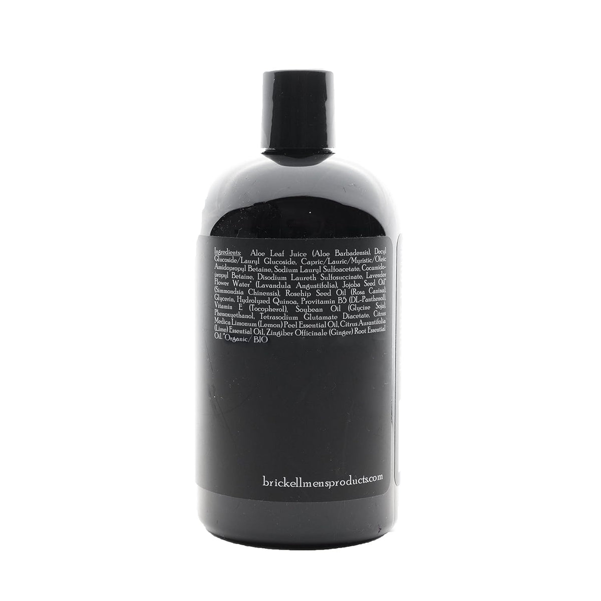 Brickell Men's Rapid Wash, 3 in 1 Body Wash Gel for Men, With Aloe, Vitamin E, and Jojoba Oil, 16 Ounce, Spicy Citrus Scent