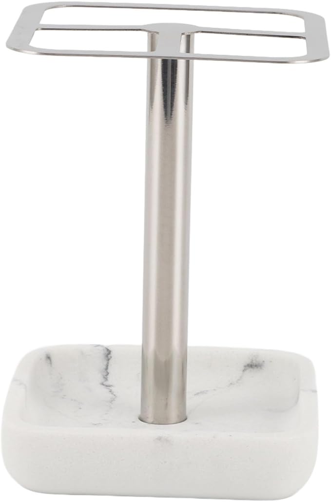 Stainless Steel Toothbrush Holder,Toothbrush and Toothpaste Stand,Bathroom Toothbrush Storage Organizer Toothbrush Holders Shelf for Bathroom Vanity Countertops (Silver)