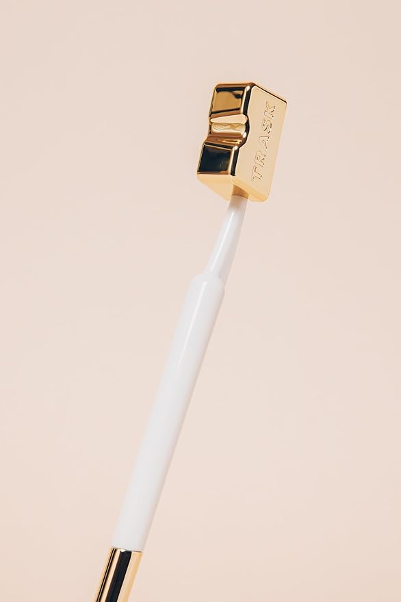 TRASK The Better Brush - Luxury Soft Bristle Dentist Designed Manual Toothbrush for Adults, Maine Cottage with Chrome