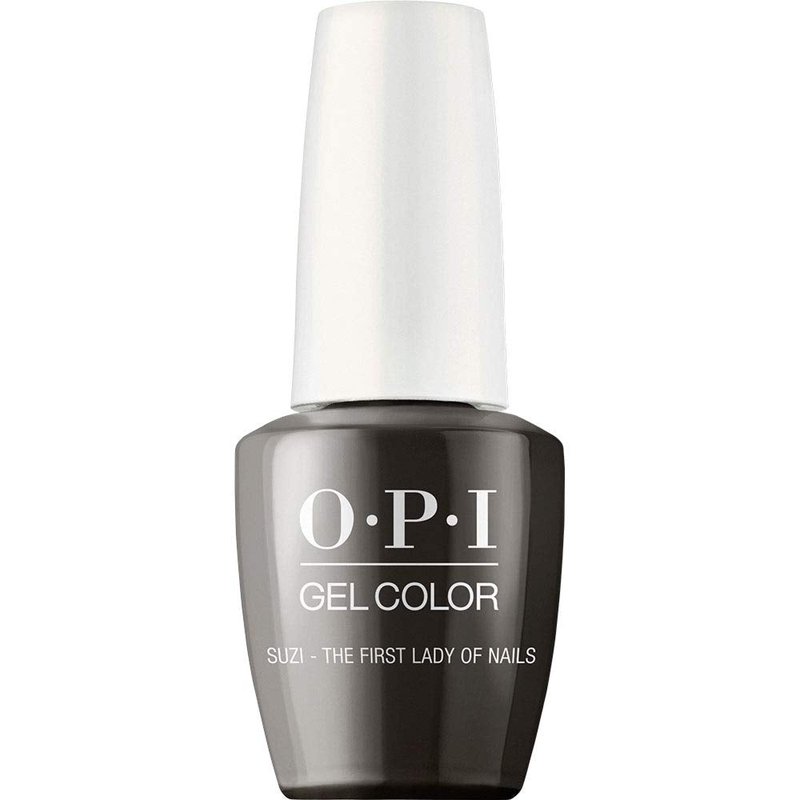 OPI GelColor, Suzi - The First Lady of Nails, Green Gel Nail Polish, Washington DC Collection, 0.5 fl oz