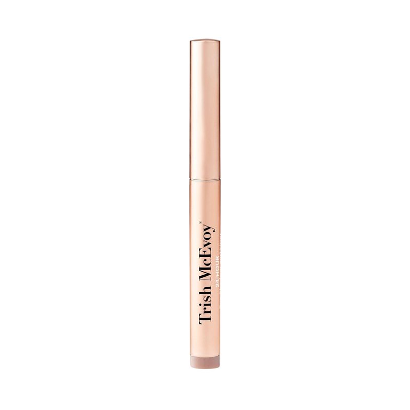 Trish McEvoy 24-Hour Eyeshadow Stick & Liner in Shade White Peach, Long-Wearing Crease-Proof Cream Eyeshadow, Pigment-Rich Smudge-Proof Formula, 0.058 oz / 1.64 G