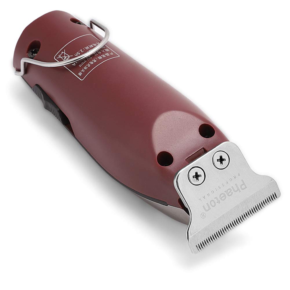 JoyGlow Cordless T-Blade Trimmer - 5 Star Compact Precision Trimmer for Lining & Close Trimming, Professional Hair Cutting Kit for Barbers and Stylists (Silver)