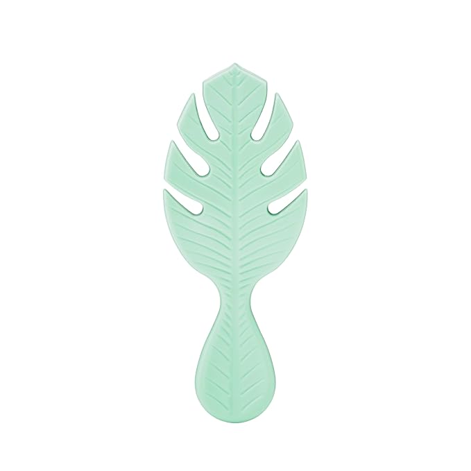 Wet Brush Go Green Mini Detangler, Green - Detangling Travel Hair Brush - Ultra-Soft IntelliFlex Bristles Glide Through Tangles & Gently Loosens Knots While Minimizing Pain, Split Ends & Breakage