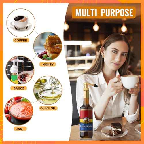 30 Pack Coffee Syrup Pump Tip Covers - Black Rubber Pourer Cap for Syrup Pump, Sugar, Condiments, Olive Oil, Liquor Bottle, Long Lotion Pumps