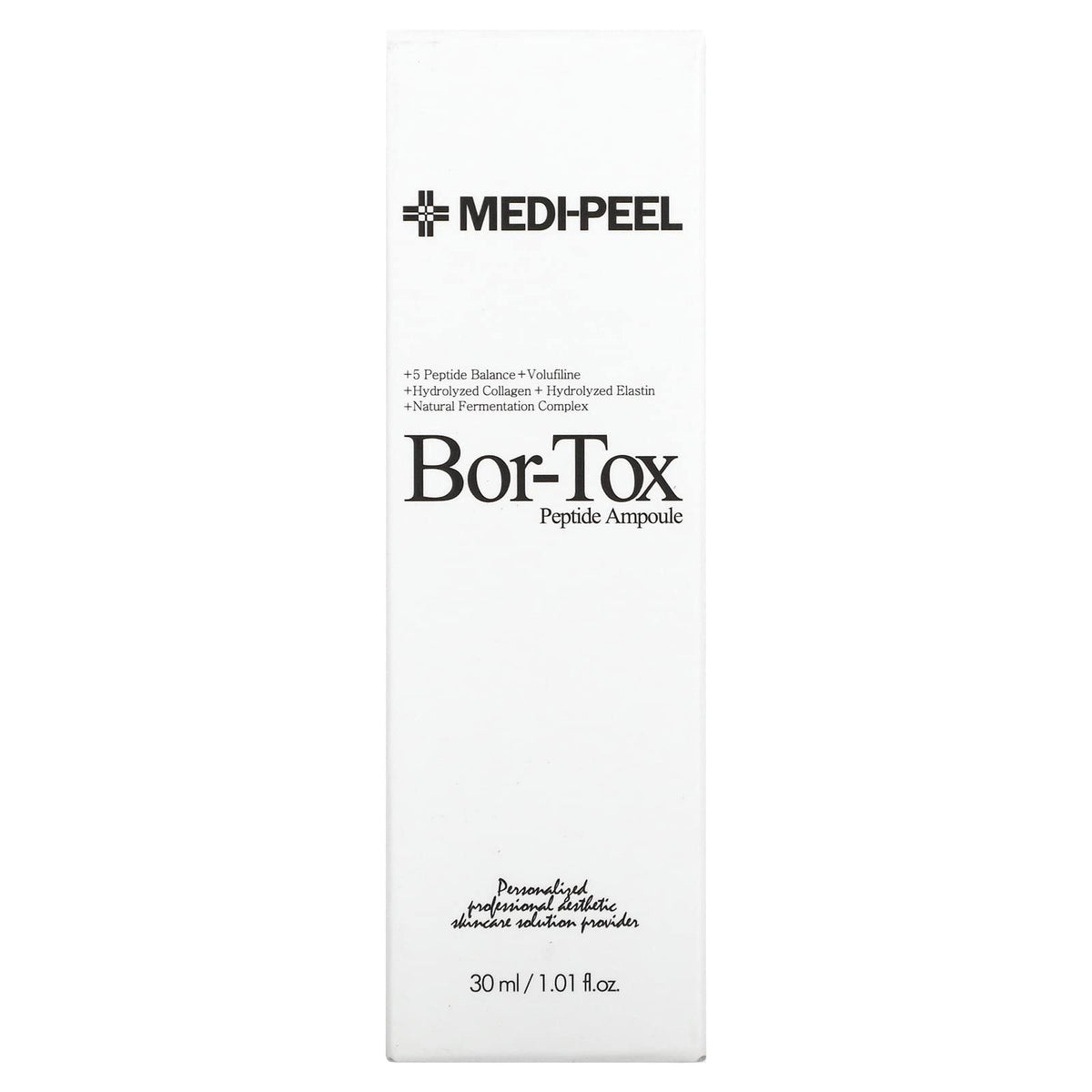 Medi-Peel 5Growth Factor Bor-Tox Peptide Ampoule 30ml, Hydrolyzed Collagen, Anti-Aging Serum, Anti-Wrinkle, Skin Elasticity, Blemish Care, Reduce Fine Lines, Hyaluronic Acid, Korean Skin Care