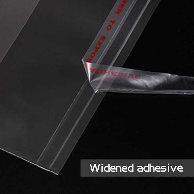 240pcs 4x6 inch Self Sealing Cellophane Bags, Small Treat Bags, Clear Resealable Cello Bags, Cellophane Bags for Cookie Packaging