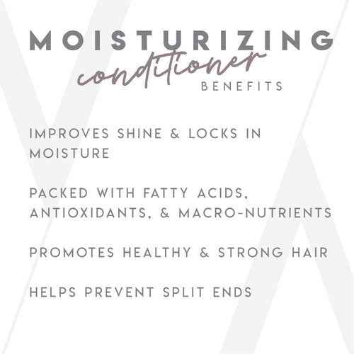 ALURAM Coconut Water Based Moisturizing and Hydrating Hair Shampoo & Conditioner Set, 33.8 Fl Oz
