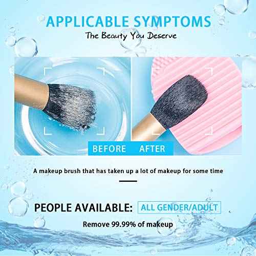 Makeup Brush Cleaner for Cosmetic Brushes, No-washing Quick Drying Deep Cleaning Spray Ideal for Makeup Brushes Sponges for Women Girls 3.38 oz