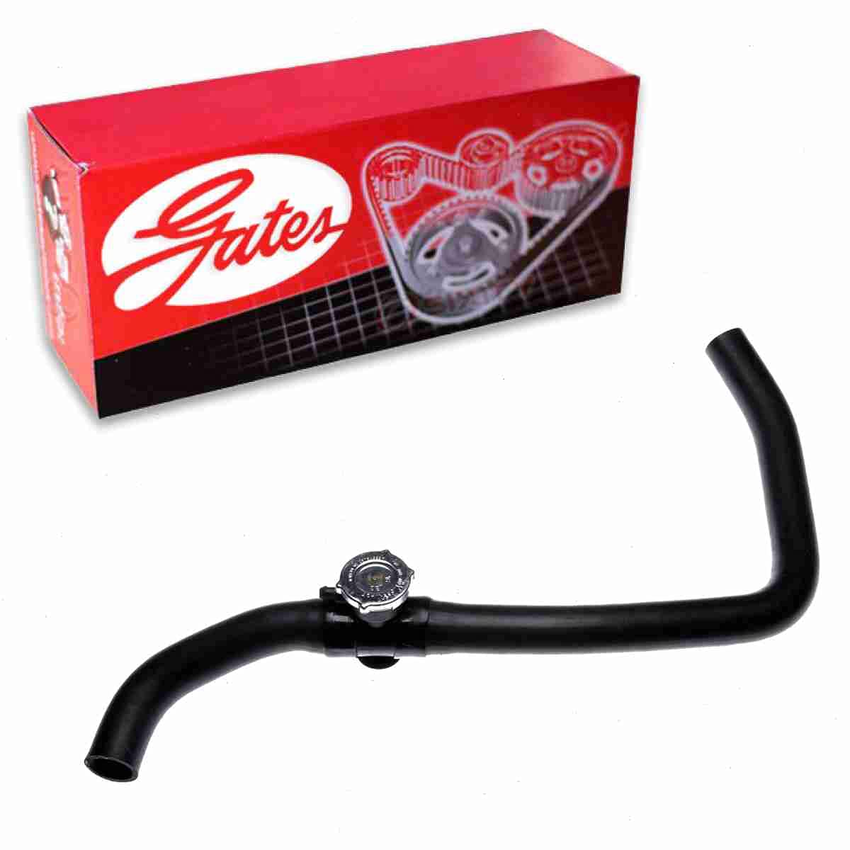 Gates Upper Radiator Coolant Hose compatible with Jeep Patriot 2.0L 2.4L L4 2007-2017