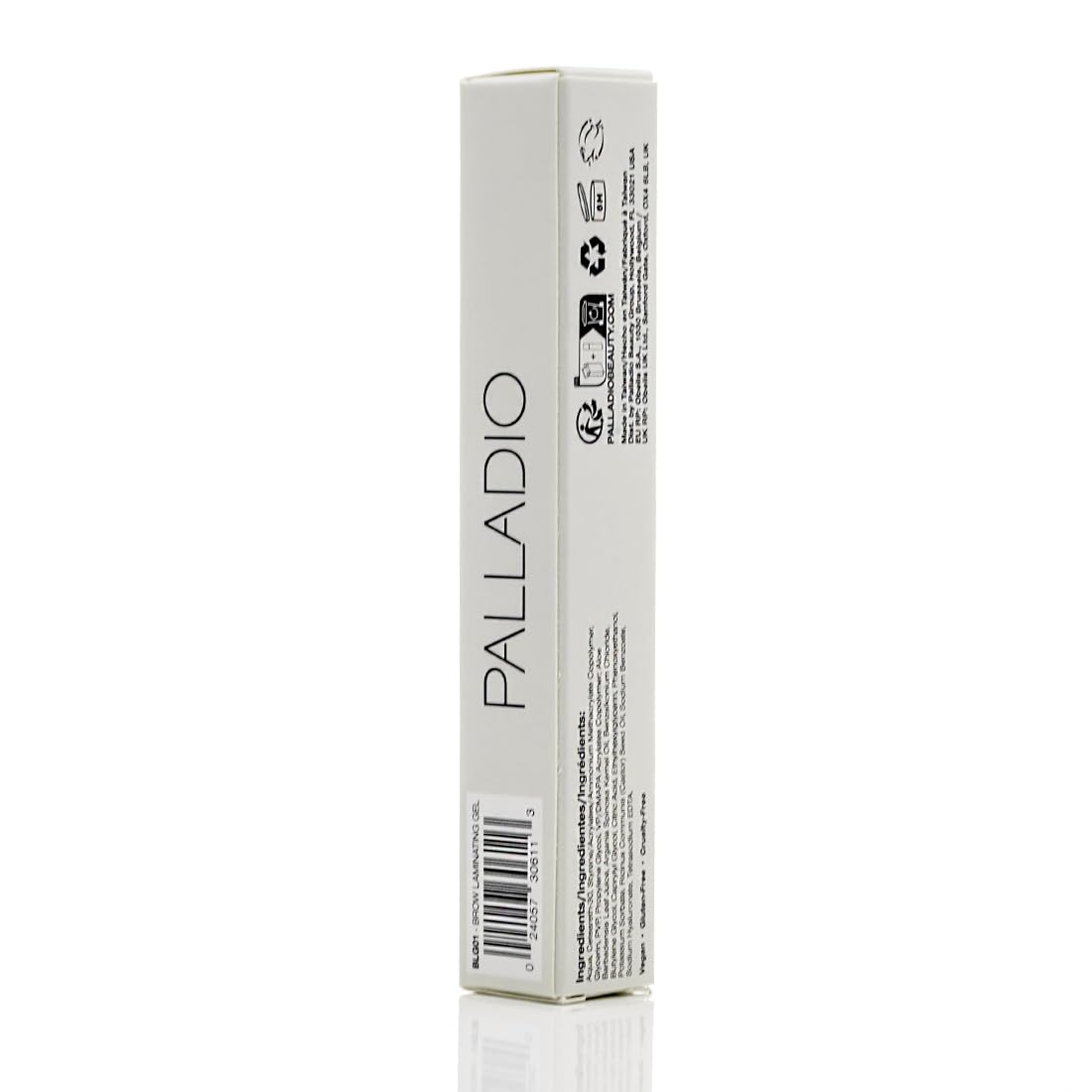 Palladio Brow Laminating Gel Strong Hold Eyebrow Glue for Lamination, Sculpted Brows All Day Wear Flake-Free Hold, Non-Sticky, Nourishing Castor Oil & Aloe, Vegan, Cruelty-Free Brow Styler Gel, Clear