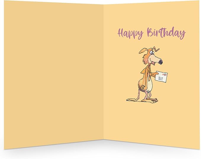 Stonehouse Collection Single Funny Buzzard and Coyote Birthday Cards | Desert Humor Greeting Card | 1 Funny Birthday Card (Coyote and Buzzard)