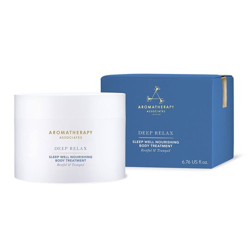 Aromatherapy Associates Deep Relax Body Treatment. Nourishing Body Cream for Soothed and Supple Skin. Made with Vetivert, Chamomile and Sandalwood Essential Oils (6.76 oz)