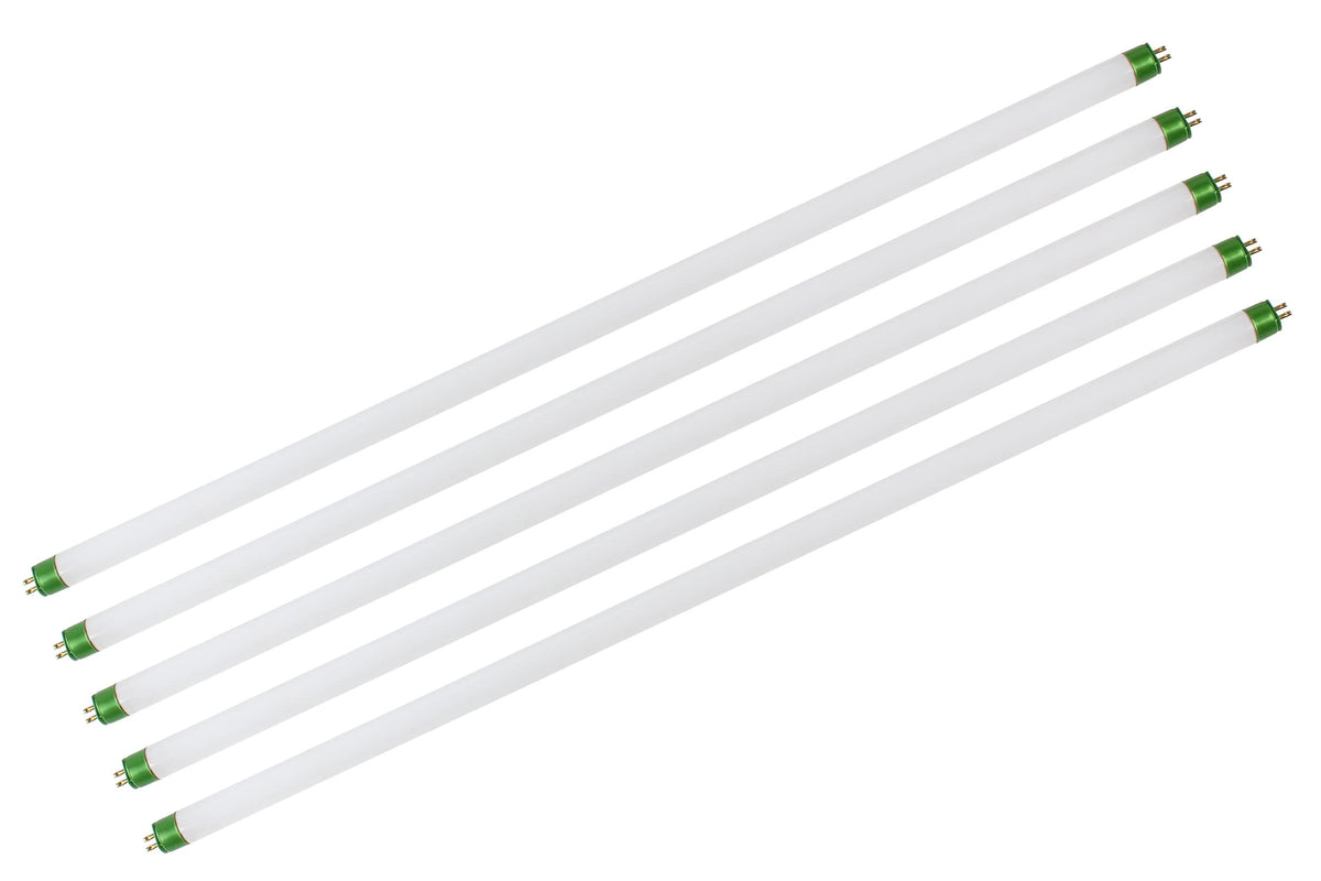 5 Pack of 2Ft 24W T5 Fluorescent Tube with 2000 Lumens and 6500K Sunlight Full Spectrum. Greats for Seeding, Colon,Veg-Growing!