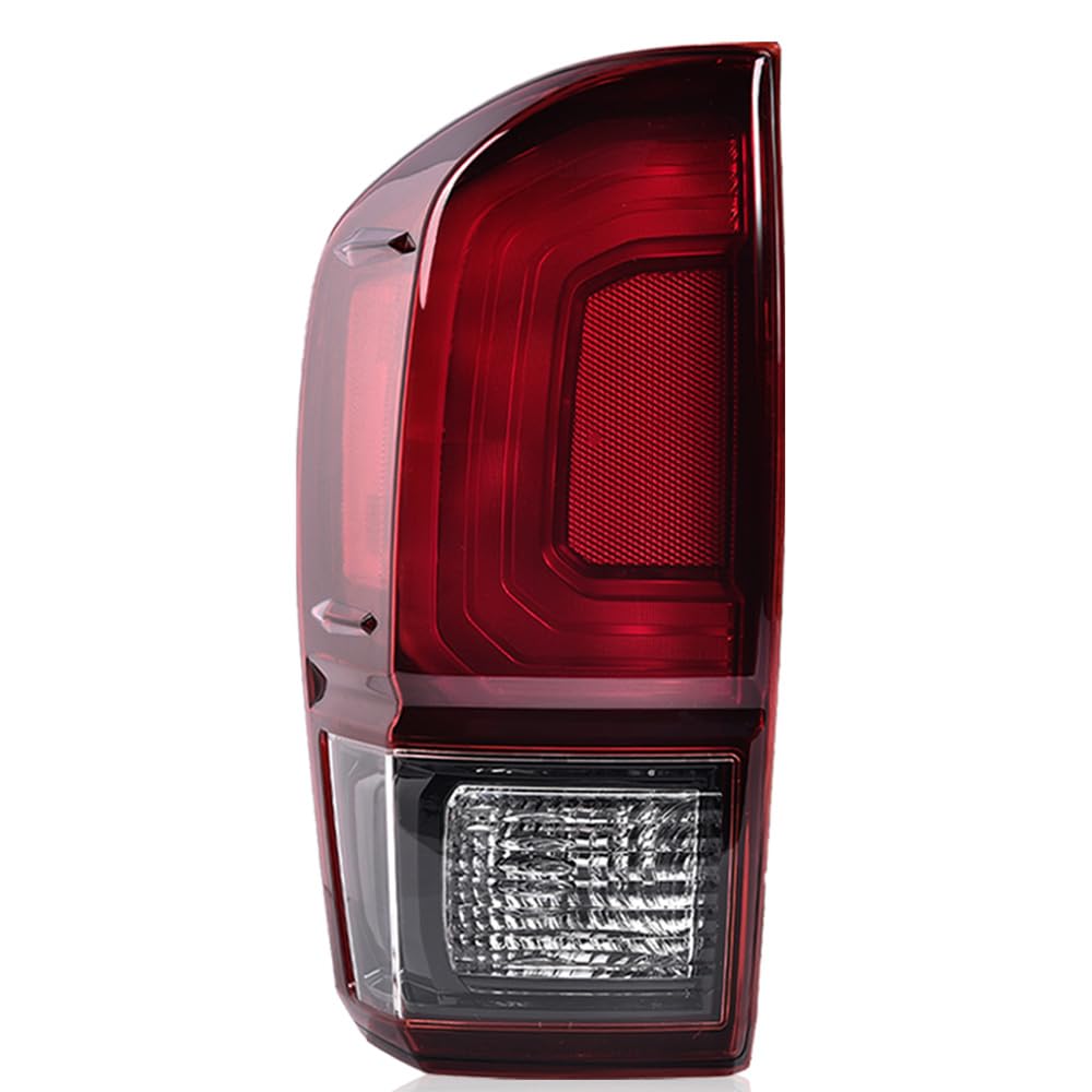 G-PLUS Tail Light Assembly Compatible with Toyota Tacoma All Models 2016-2023 Rear Lamp w/Bulbs,TO2800201 8156004200 Left Driver