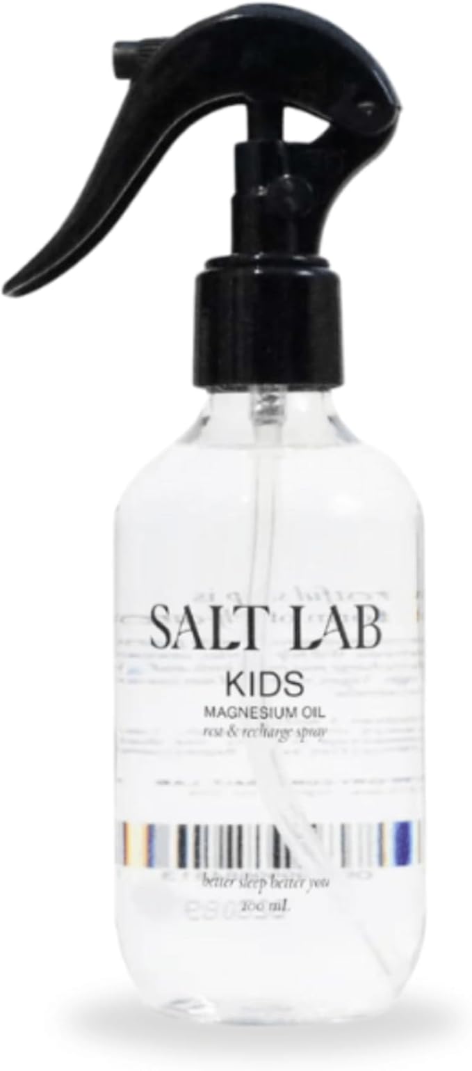 Kids Magnesium Oil Spray, Gentle Magnesium Spray for Children, Topical, Non Sticky Formula, Supports Relaxation & Sleep, Lightweight, Quick Drying, Fragrance Free, 6.8 Fl Oz, 1 Pack