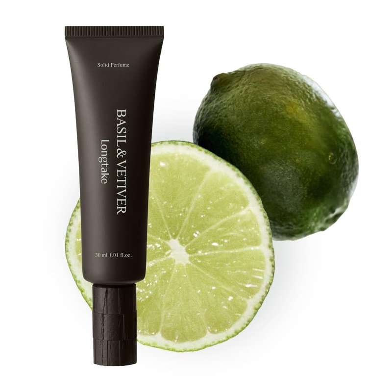 LONGTAKE Solid Perfume - Black Tea & Fig ScentㅣLong Lasting Travel Size Gel Fragrance, Alcohol-Free, Vegan & Sustainable, Cashmere-like Finish Cologne 1.01 fl.oz.