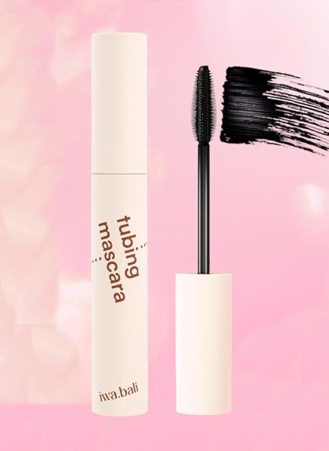 Tubing Mascara, Long-Lasting, Smudge-Resistant, Naturally Lengthening, Fluffy and Breathable Effect, Removable with Warm Water