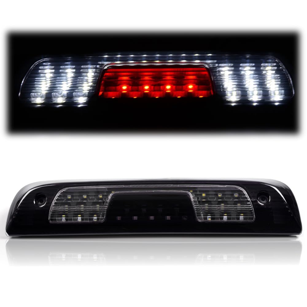 G-PLUS Full 3rd Third Brake Cargo Lights Rear Roof Center High Mount Stop Light Lamp Compatible with Chevy Silverado GMC Sierra