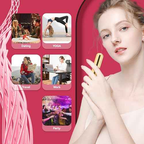 Refillable Perfume Portable Atomizer Bottle Refillable Perfume Spray, Travel Perfume (5ml, 4 Pack) (Silver, Pink, Gold, Black)