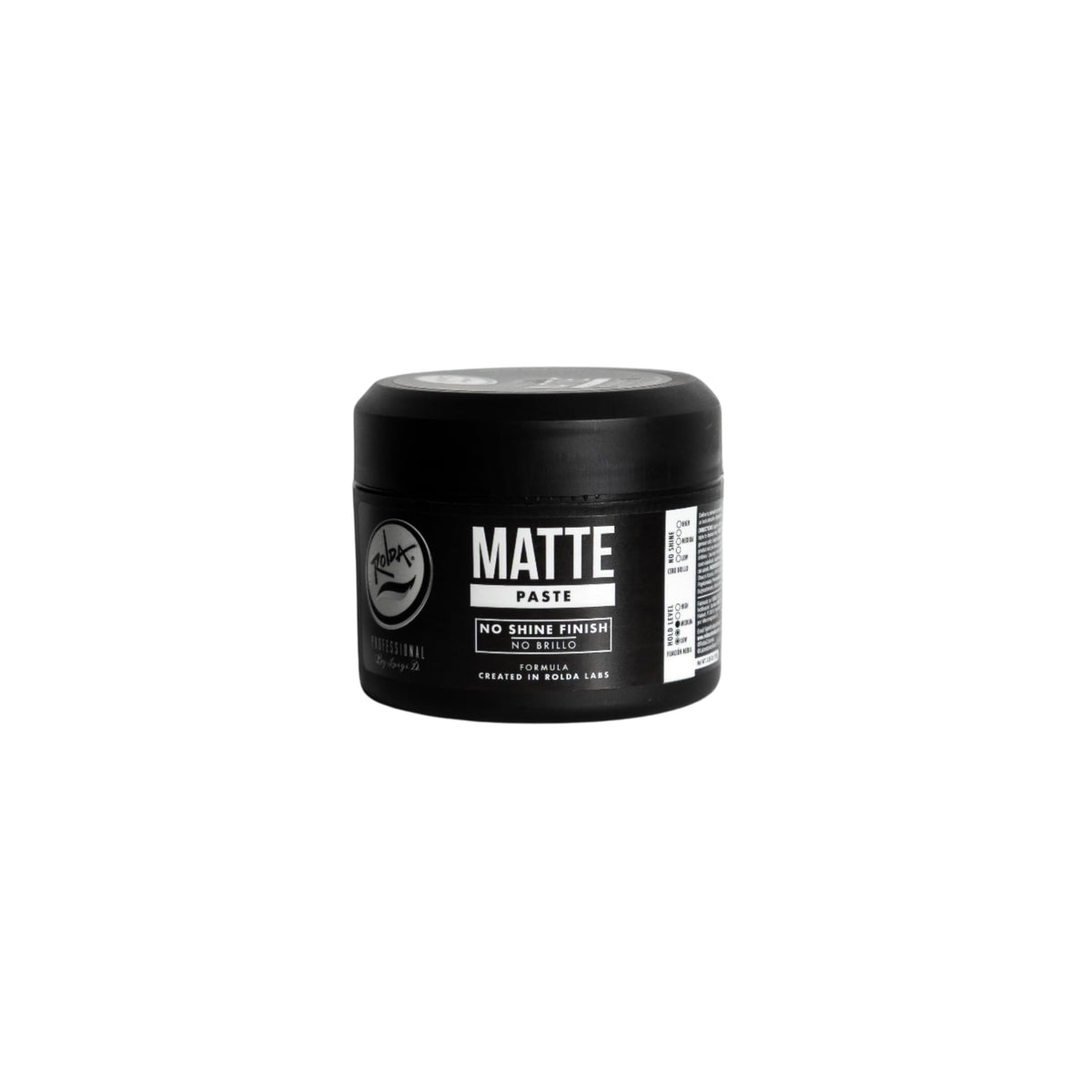 Rolda Matte Hair Paste - Water-Based Hair Styling Clay for Men - Medium Hold, No Shine, Adds Volume & Texture - Matte Finish for Short to Medium Hair (5.29 fl oz)