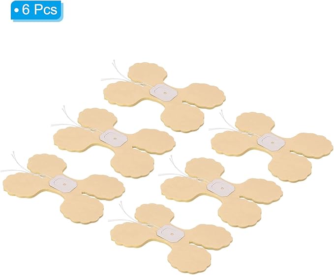 PATIKIL 9.8ft Four-Leaf Garland, 6 Pack Tissue Paper Hanging Flower Garland Reusable Streamers for Party Wedding Backdrop Decorations, Beige