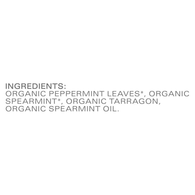 TAZO Organic Refresh Mint Herbal Tea Bags, Caffeine Free, 16 Total Tea Bags