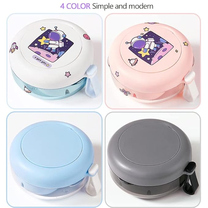 Denture Case, Definitely No-Leak Portable Retainer Case Denture Bath Box for Traveling Perfectly, Denture Cups for Soaking Dentures & Mirror(Black)