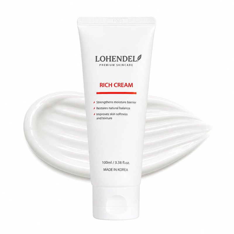LOHENDEL Rich Cream - Soothe Irritated Skin, Intense Moisturizer