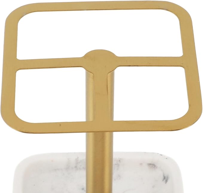 304 Stainless Steel Toothbrush Holder, Bathroom Toothpaste Storage Stand, Rustproof Metal Toothbrush Organizer Stand, 3 Slots Space Saving Toothpaste Organizer for Bathroom(Gold)