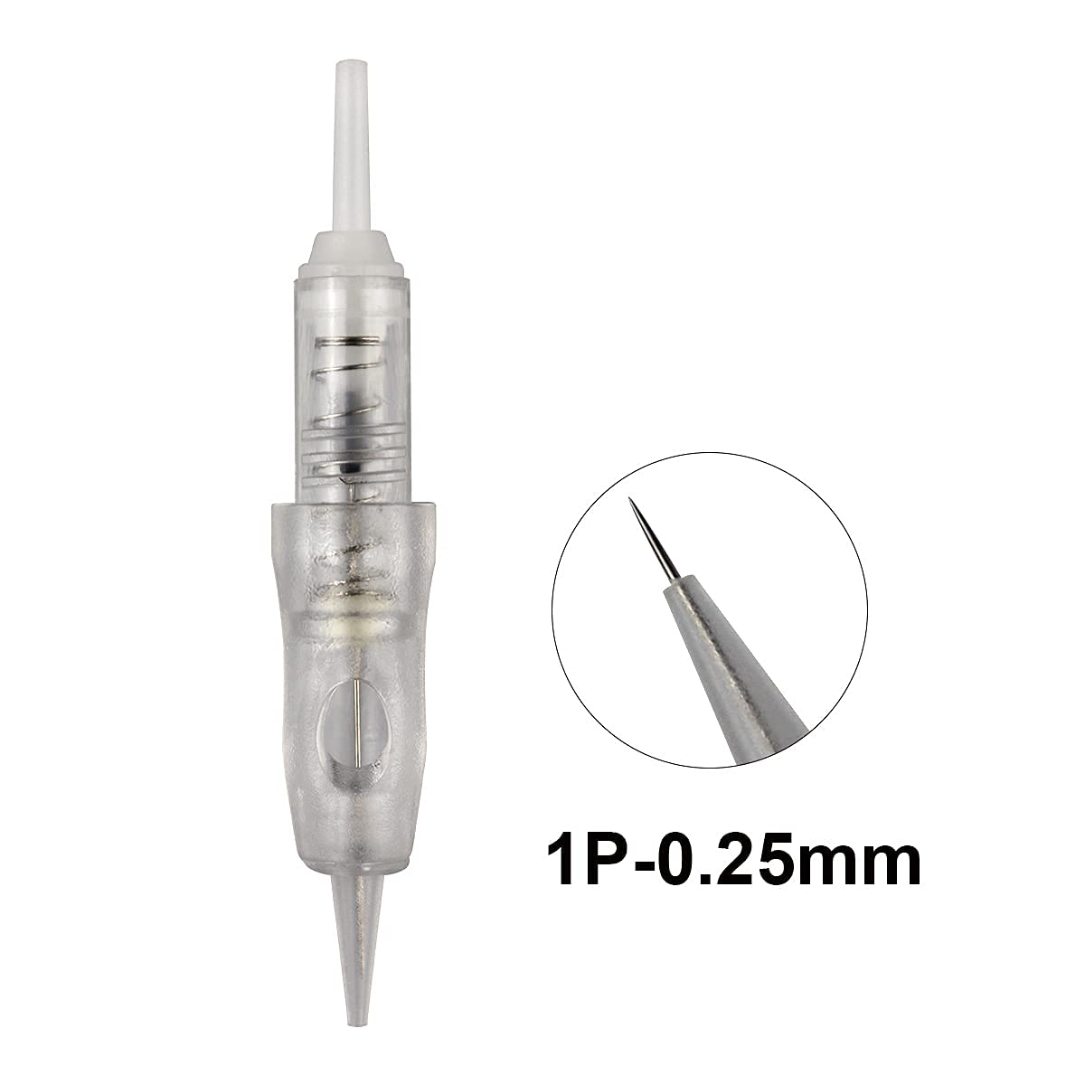Guapa Permanent Makeup Cartridge Needles Disposable Tattoo Needles 1P 3P Fits for Permanent Makeup Machine Pen (1P-0.18mm)