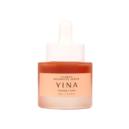 YINA - Clarify Botanical Serum With Ginseng + Lotus | Sustainable, Cruelty-Free, Clean Skincare (0.5 fl oz | 15 ml)