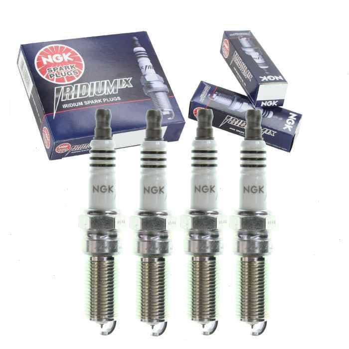 4 pc NGK Iridium IX Spark Plugs compatible with Ford Focus 2.0L 2.3L L4 2012-2017