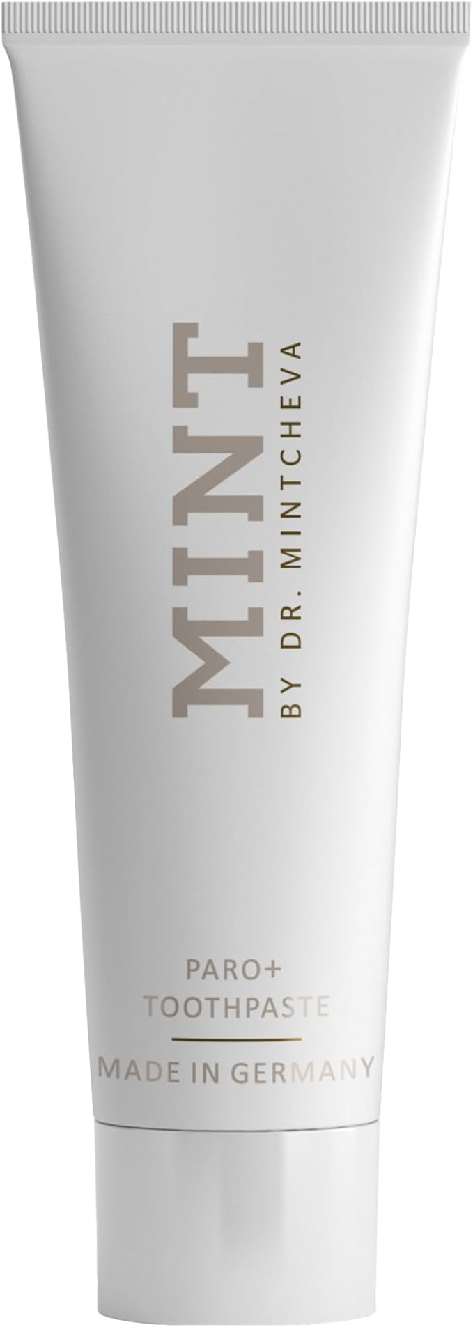 MINT PARO+ Toothpaste - Fluoride-Free - Innovative Formula - Care for Teeth and Gums - Against periodontal Disease, Gum Irritation, Bleeding Gums - by Dr. Mintcheva